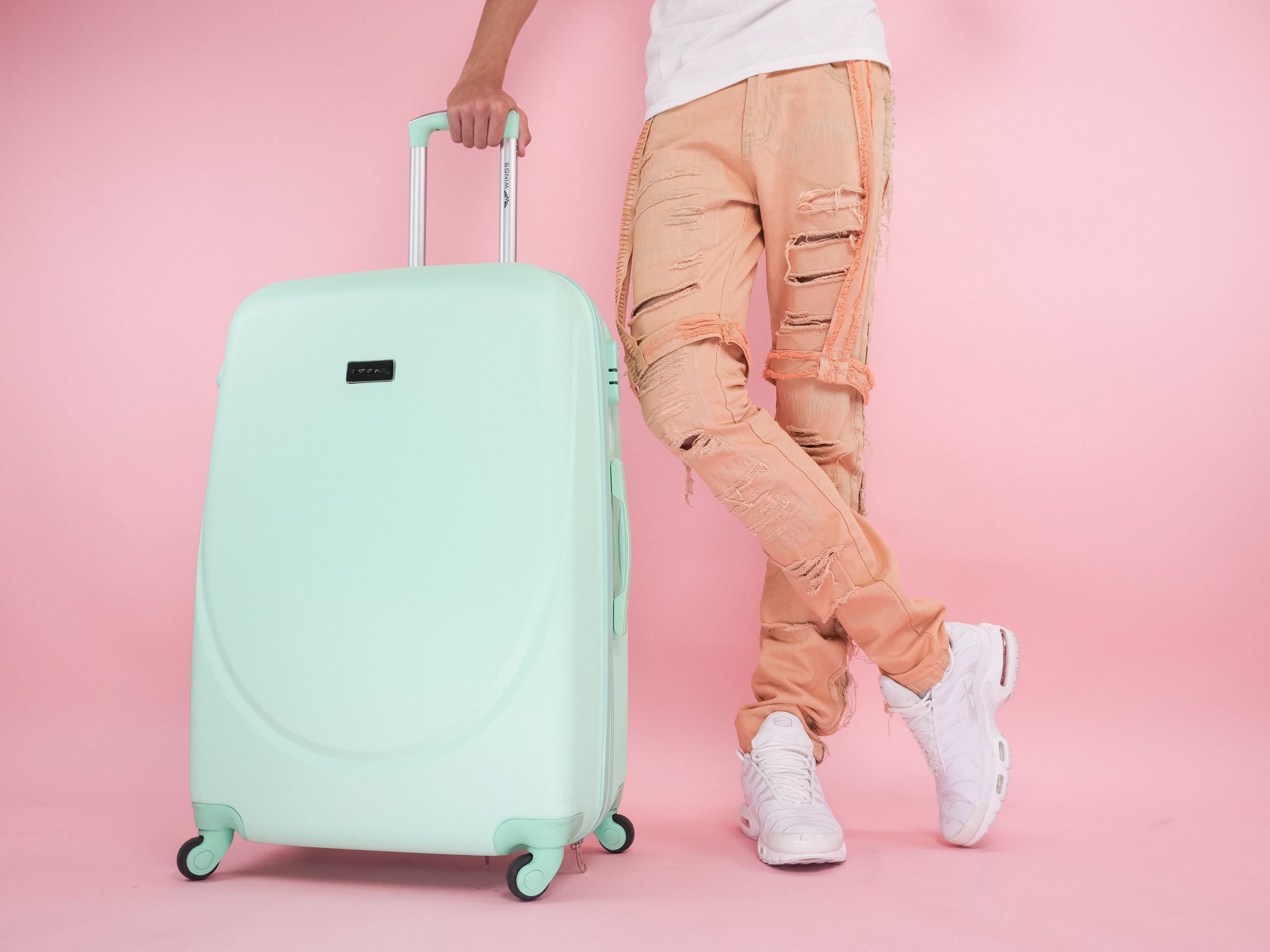 suitcase with wheels